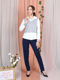 TWO TONE COLLAR SHIRT CT090