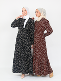 STROKE TIE LONG DRESS BD326