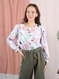 PASTEL FLORAL BLOUSE CT122