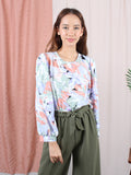 PASTEL FLORAL BLOUSE CT122
