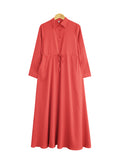 MAXI LONG POCKET DRESS BD291