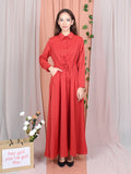 MAXI LONG POCKET DRESS BD291