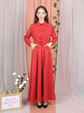 MAXI LONG POCKET DRESS BD291