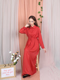 MAXI LONG POCKET DRESS BD291