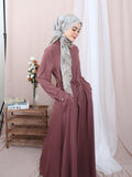 MAXI LONG POCKET DRESS BD291