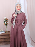MAXI LONG POCKET DRESS BD291