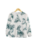 TROPICAL PRINT BLOUSE BT814