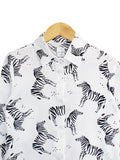 ZEBRA PATTERN BLOUSE SHIRT BT892