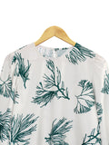 TROPICAL PRINT BLOUSE BT814