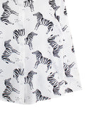 ZEBRA PATTERN BLOUSE SHIRT BT892