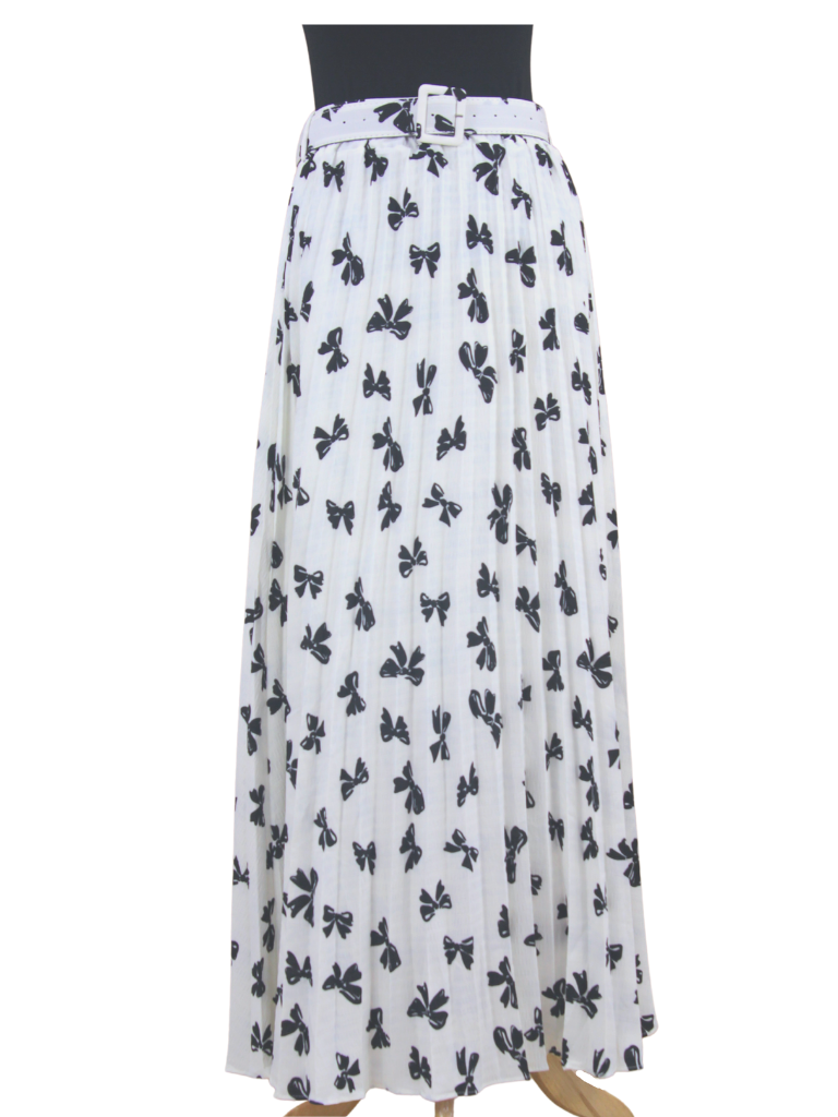 BUTTERFLY PLEATED SKIRT BS65