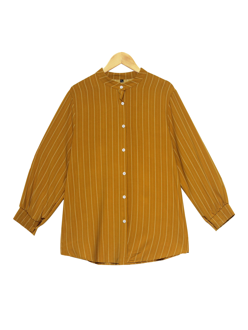 PLUS SIZE STRIPE BLOUSE PT007